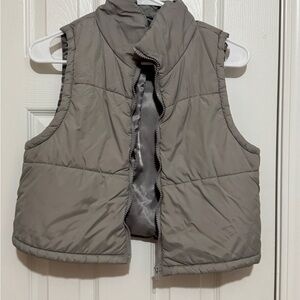 Gray Puffer Vest